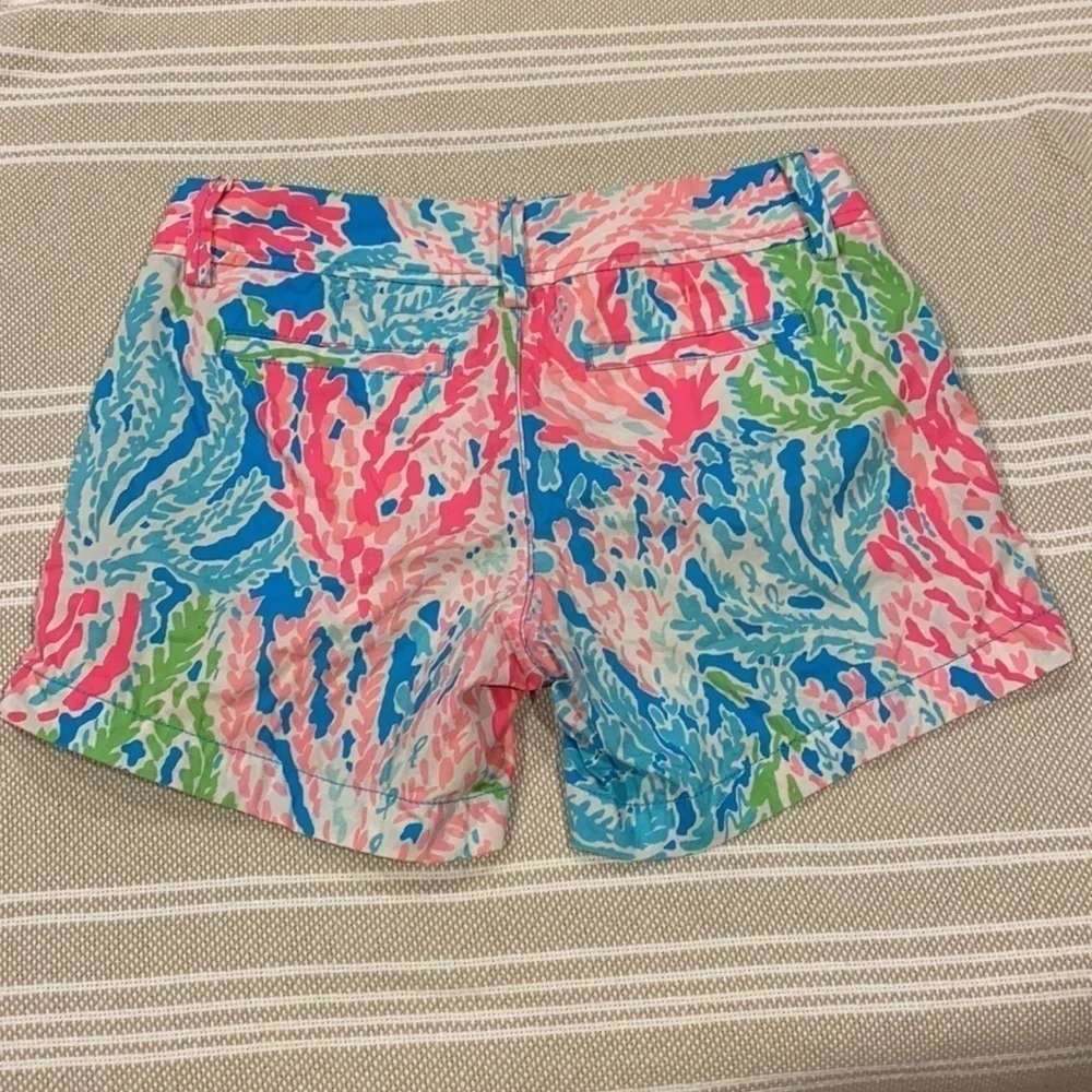 Lilly Pulitzer The Callahan Coral Print Shorts